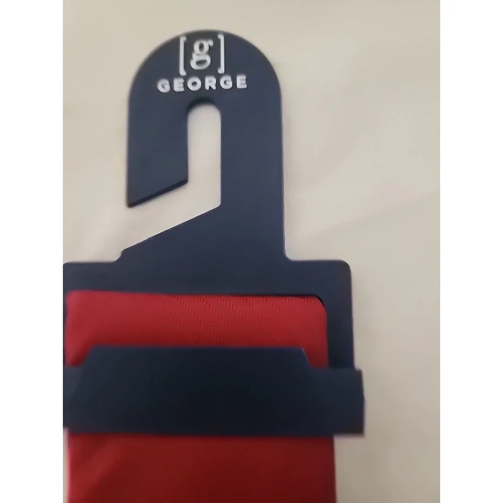 George Mens Red Neck Tie NWT!